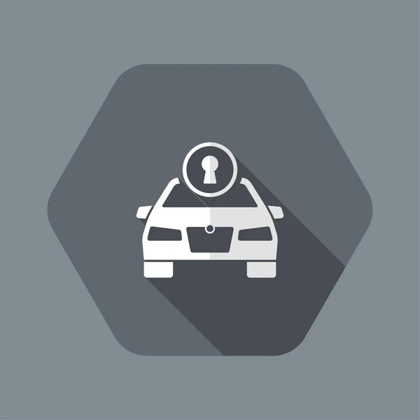 Icono de bloqueo de coche — Vector de stock