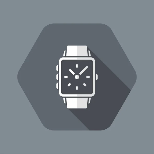 Horloge ou icône smartwatch — Image vectorielle