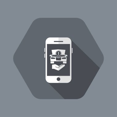 Akıllı telefonda araba servisi uyarısı