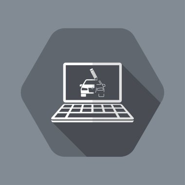 Bilgisayar üzerinde araba cusomization tasarım