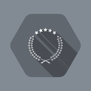 Ödül defne simgesi düz