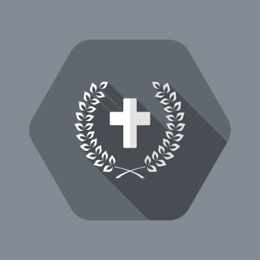 Hıristiyan haç ve defne