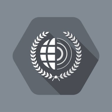 Dünya çapında bağlantı simgesi simgesi