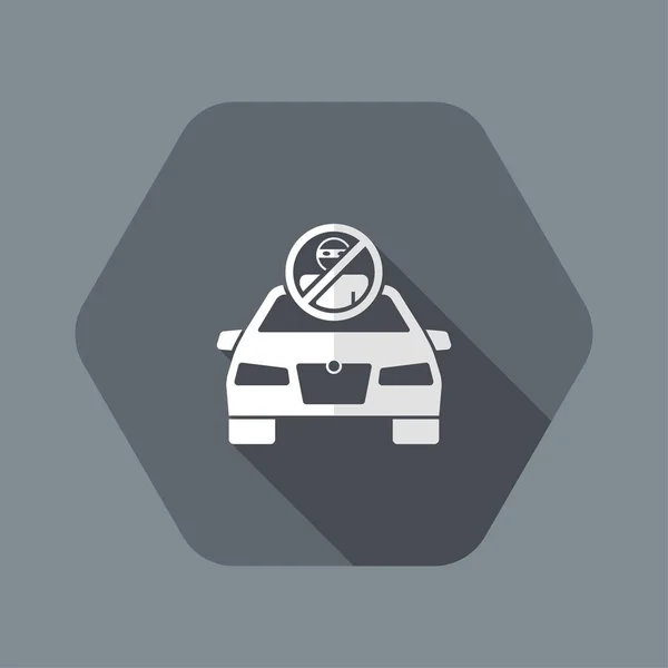 Protección del coche de los ladrones — Vector de stock