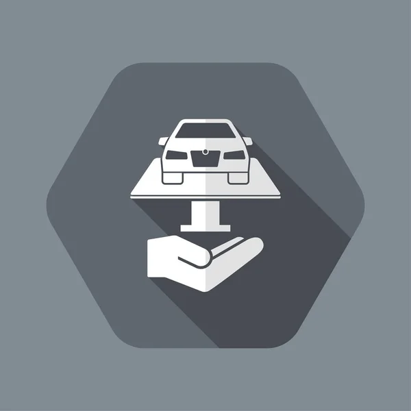Automotive Expo presentatie icoon — Stockvector