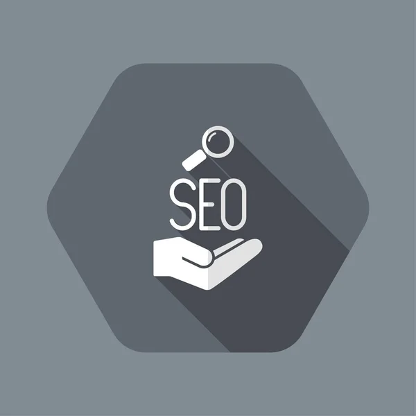 Seo serviços oferecem ícone — Vetor de Stock