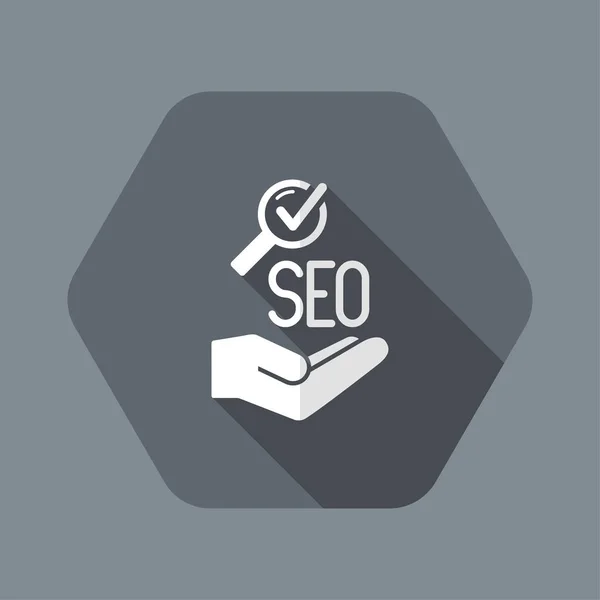 Ícone de serviços seo verificados — Vetor de Stock