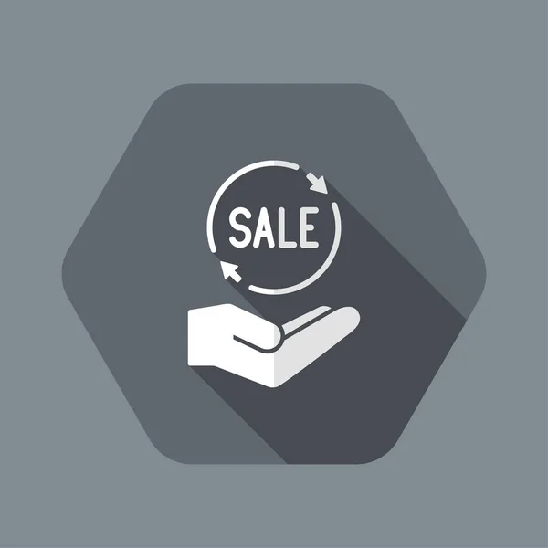 Full sale offer icon — Stock Vector