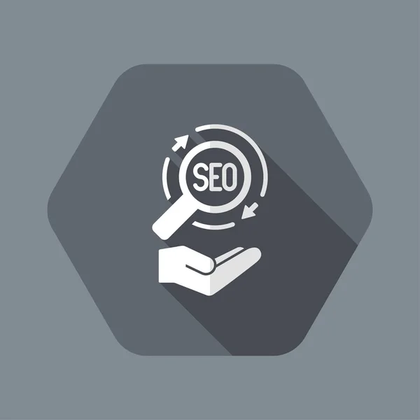 Ícone de serviços seo completo — Vetor de Stock