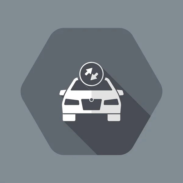 Icono de servicio de transferencia de coche — Vector de stock