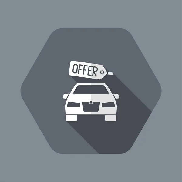 Automotive special offer icon — Stock Vector