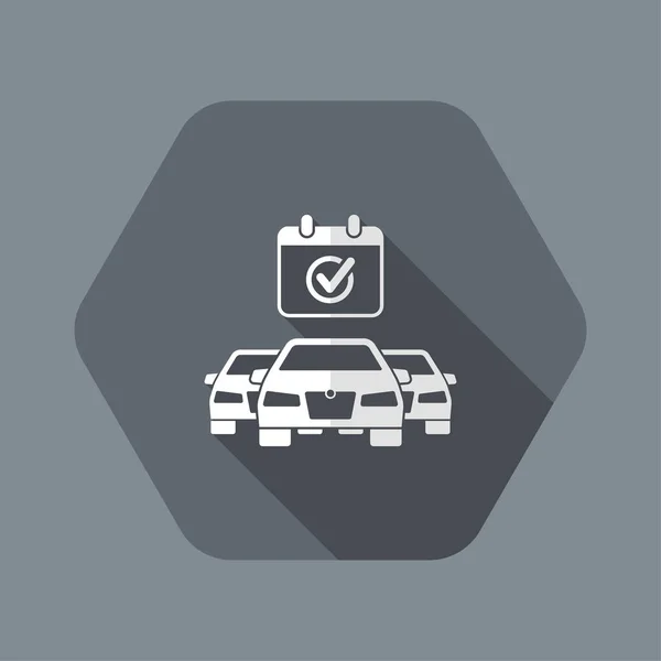 Salva la data per i servizi automotive — Vettoriale Stock