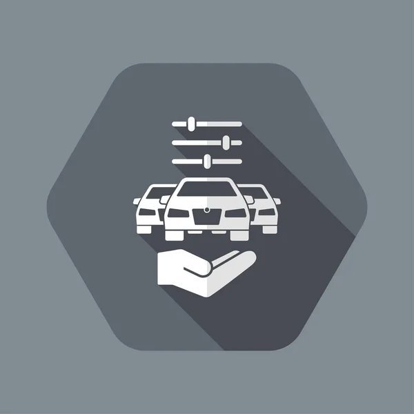 Automotive icona di configurazione personalizzata — Vettoriale Stock