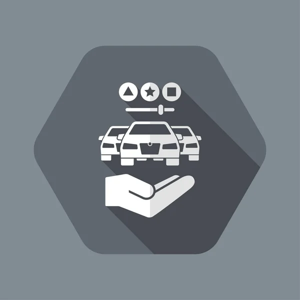 Vlastní služba konfigurace automobilu — Stockový vektor