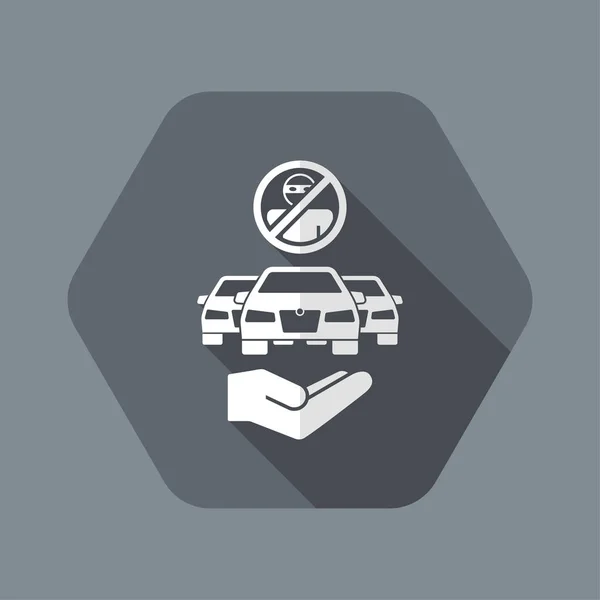 Ochrona serwisowa złodziei samochodów — Wektor stockowy