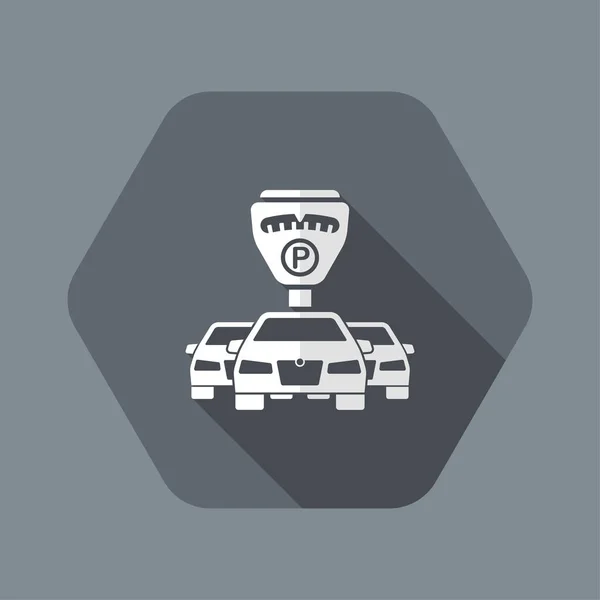 Ikona koncepce parkovacího metru — Stockový vektor