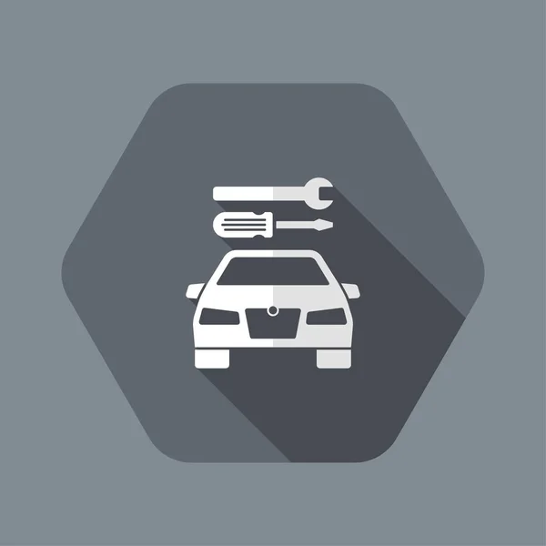 Icono de símbolo de asistencia de coche — Vector de stock