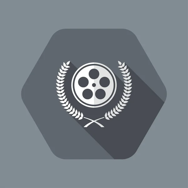 Cinéma icône symbole prix — Image vectorielle