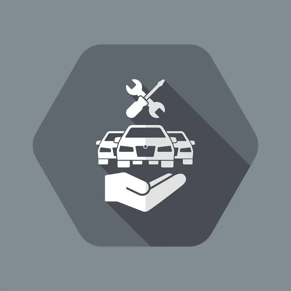 Pictogram voor auto hulp symbool — Stockvector