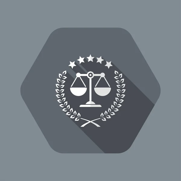 Icono del servicio de asistencia jurídica — Archivo Imágenes Vectoriales