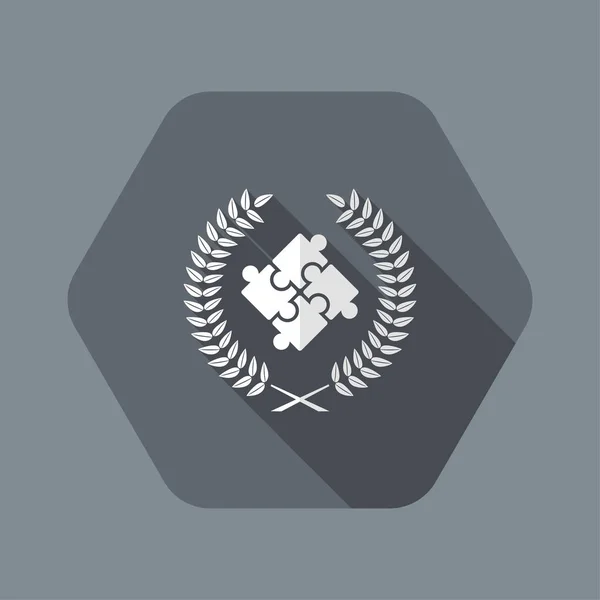 Csapatmunka-odaítélési szimbólum ikonja — Stock Vector