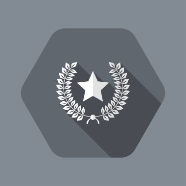 Ödülü defne simgesi ve yıldız