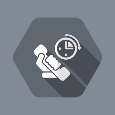 Telefon saat simgesini