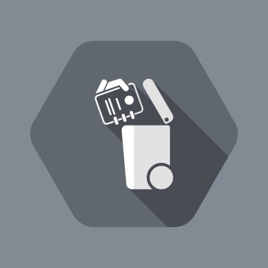 Atık toplama simgesini ayır