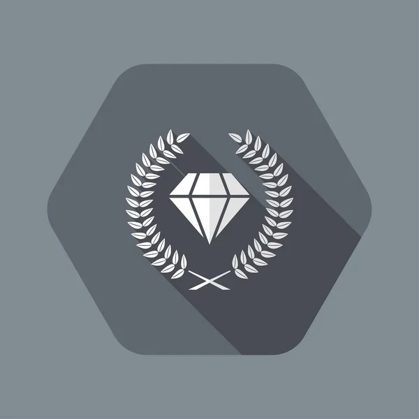 Luxe concept platte icoon — Stockvector