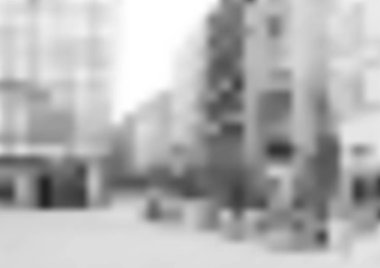 Gri tonlarında - görsel tasarım öğesi grafik projeniz için şehir Caddesi'nin bulanık görüntü vektör