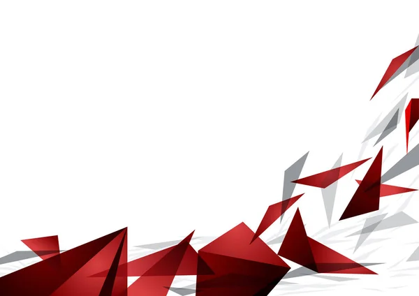 Абстрактний Геометричний Фон Трикутниками Білому Сучасна Декоративна Ілюстрація Вектор — стоковий вектор