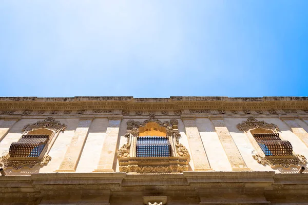 San Francesco Många Nya Kyrkor Byggda Efter Staden Noto Förstördes — Stockfoto