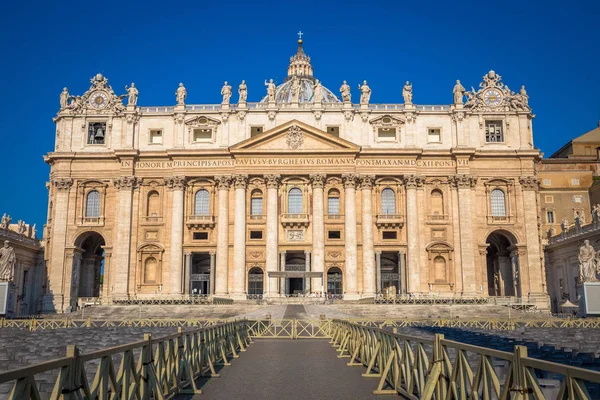 Rome Vatican State August 2018 Saint Peter Cathedral Vatican Famous — Stock Photo, Image