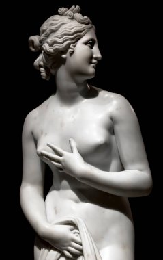 MILAN, ITALY - Haziran 2020: Venere (Venüs), 1817-1820, heykeltıraş Antonio Canova 'nın başyapıtı