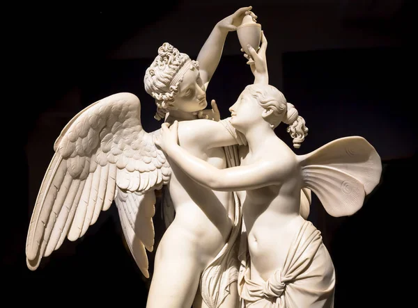 Milan Italy June 2020 Giovanni Maria Benzoni Masterpiece Cupid Psyche — Stock Photo, Image