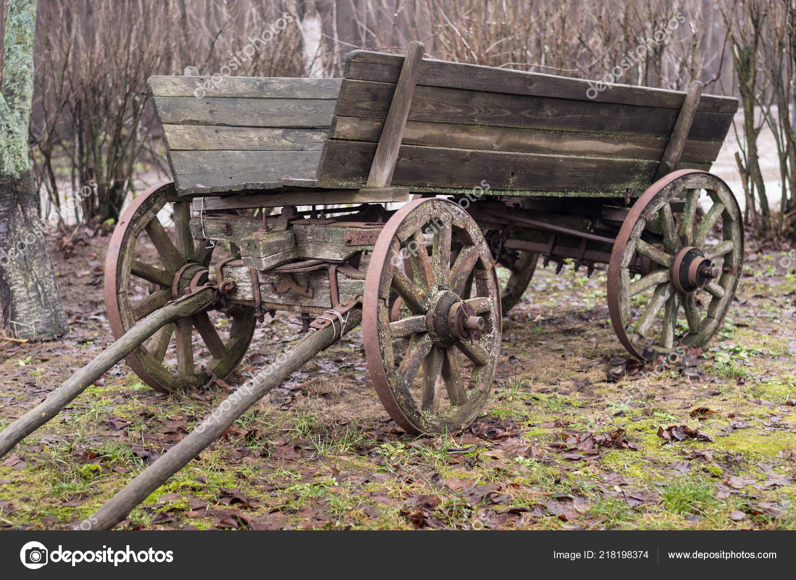 wooden wagon