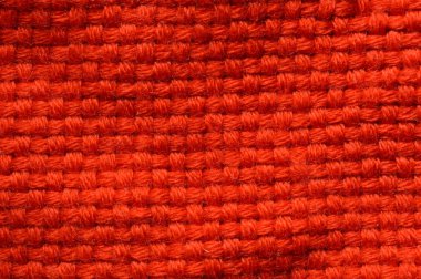 kareler şeklinde örme kumaş dokusu