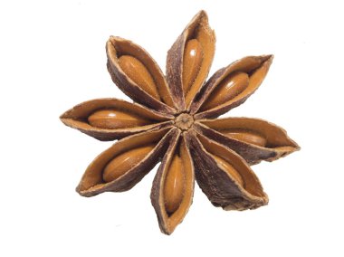 Küvet beyaz bir yüzeye tohumları ile kahverengidir. Illithium baharat ile mutfak doku