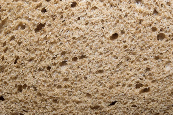 Υφή Ψίχουλου Φρεσκοψημένου Ψωμιού Σίκαλης — Φωτογραφία Αρχείου