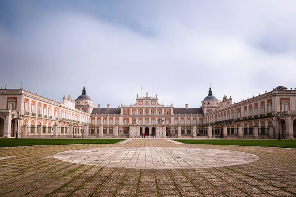 Patio Del Palacio Real Aranjuez Residencia Oficial Del Rey España —  Fotos de Stock