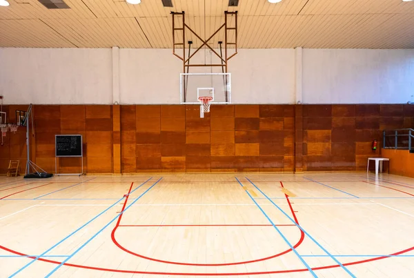 Front View Basketball Hoop — Stock Photo, Image