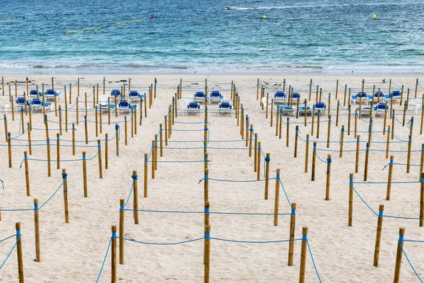 Sanxenxo Spanien August 2020 Leerer Silgar Strand Sanxenxo Während Des — Stockfoto