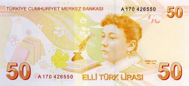 50 Lira 'lık banknot.