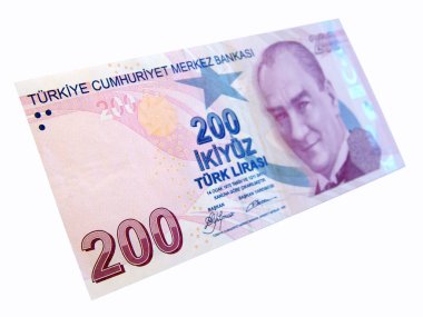200 TL Banknote Kağıt Para