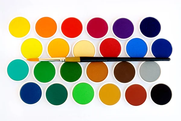 Colors Brush Close — Stock Photo, Image
