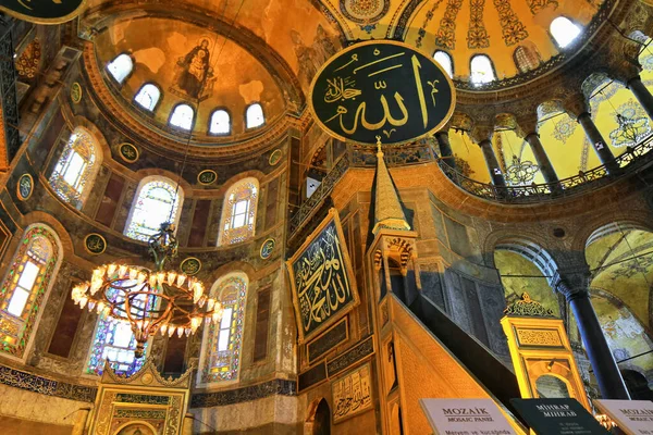 Istanbul Maj Muzeum Hagia Sophia Maja 2013 Stambule Turcja Bazylika — Zdjęcie stockowe