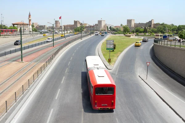 Región Topkapi También Una Puerta Ciudad Constantinopla Estambul Turquía Imagen de stock