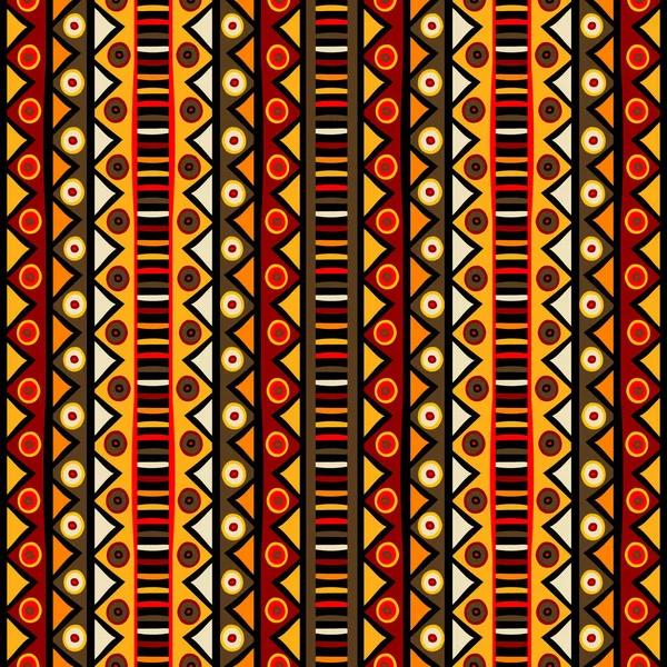 Африканские Каракули Красочные Мотивы Фона — стоковый вектор