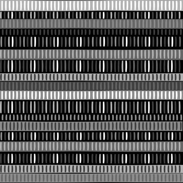 Black White Striped Background Horizontal Rows — Stock Vector