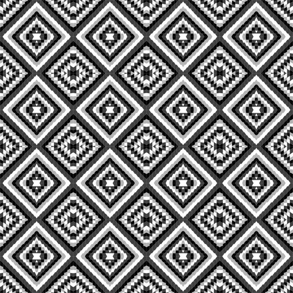 Black White Geometrical Motifs Seamless Bakground — Stock Photo, Image